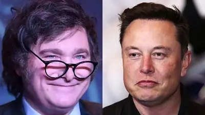 El guiño de Elon Musk a Javier Milei. El guiño de Elon Musk a Javier Milei.
