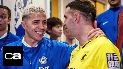 Dibu Martínez, Enzo Fernández, Premier League, Chelsea, Aston Villa Dibu Martínez, Enzo Fernández, Premier League, Chelsea, Aston Villa