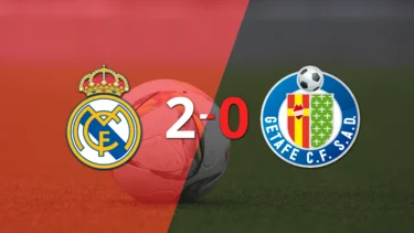 Real Madrid le ganó con claridad a Getafe por 2 a 0