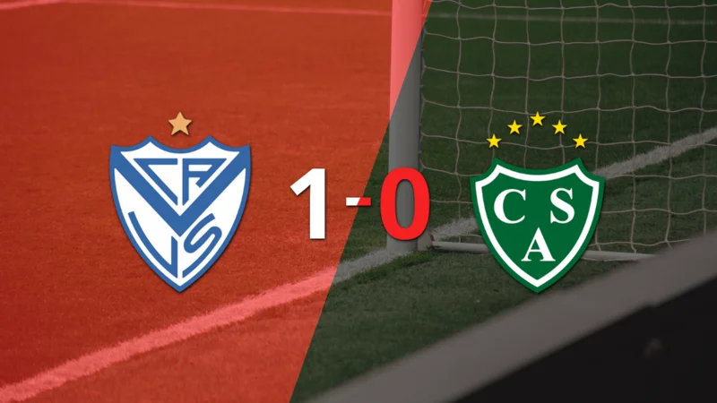 Sarmiento perdió 1-0 ante Vélez por un penal