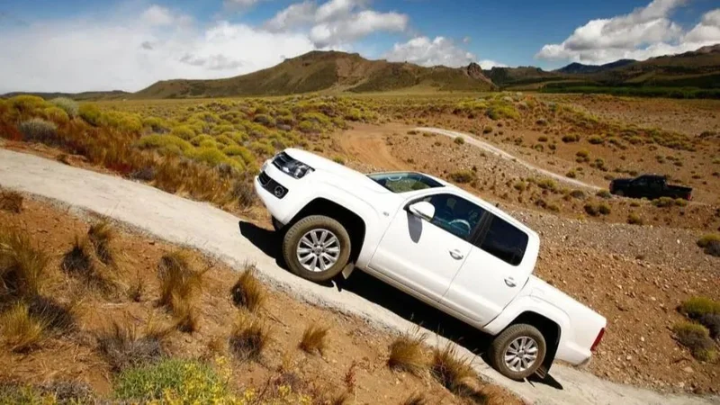 Auto en pendiente