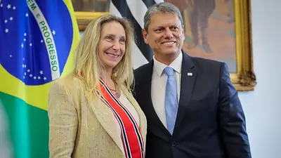 Karina Milei y Luis Caputo salieron a buscar inversiones en San Pablo Karina Milei y Luis Caputo salieron a buscar inversiones en San Pablo