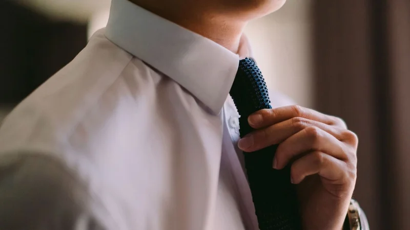 ropa, corbata, nudo de córbata