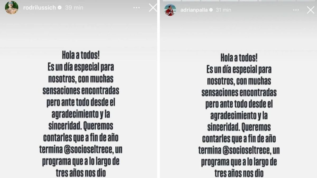 Por qué se termina Socios del Espectáulo. 