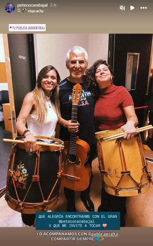 Peteco Carabajal en los Premios Chucaro