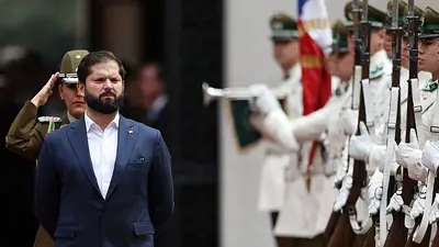 Presidente chileno Boric anuncia que será padre en 2025 con su pareja Presidente chileno Boric anuncia que será padre en 2025 con su pareja