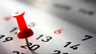 Calendario de feriados. Calendario de feriados.