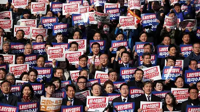 Partido gobernante surcoreano se opone a destitución de Yoon Partido gobernante surcoreano se opone a destitución de Yoon