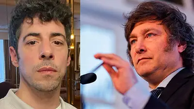 Esteban Lamothe yJavier Milei Esteban Lamothe yJavier Milei