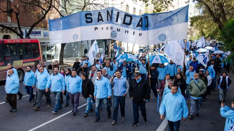 trabajadores de sanidad