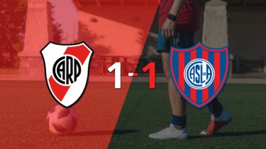 River Plate y San Lorenzo se reparten los puntos y empatan 1-1