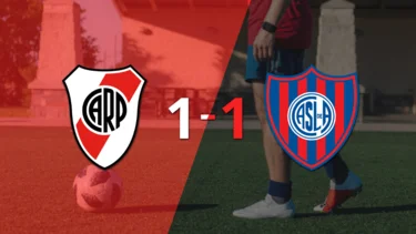 River Plate y San Lorenzo se reparten los puntos y empatan 1-1