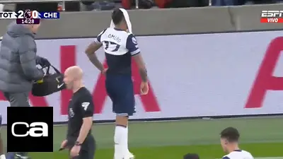 Golpazo a la Selección Argentina: se lesionó Cuti Romero en Tottenham vs. Chelsea Golpazo a la Selección Argentina: se lesionó Cuti Romero en Tottenham vs. Chelsea
