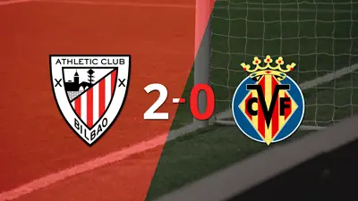 Athletic Bilbao le ganó como anfitrión a Villarreal por 2-0 Athletic Bilbao le ganó como anfitrión a Villarreal por 2-0