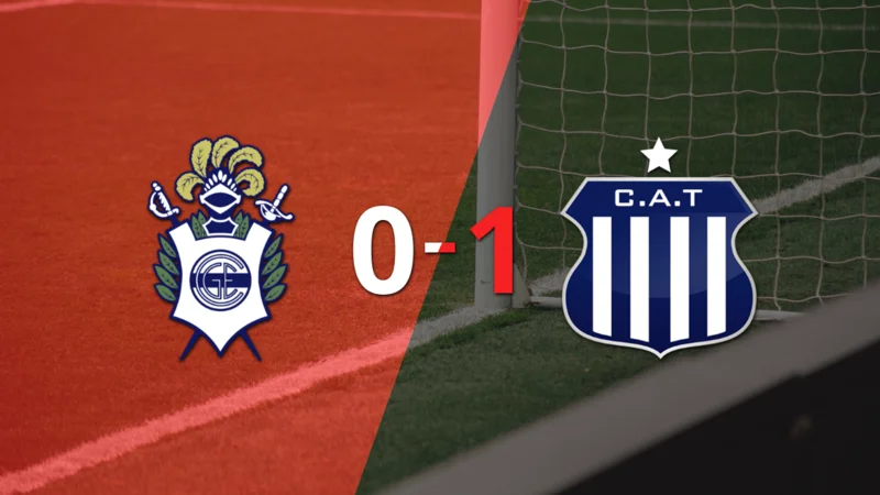 Gimnasia sufrió una derrota por 1-0 ante Talleres con el gol de Bruno Barticciotto