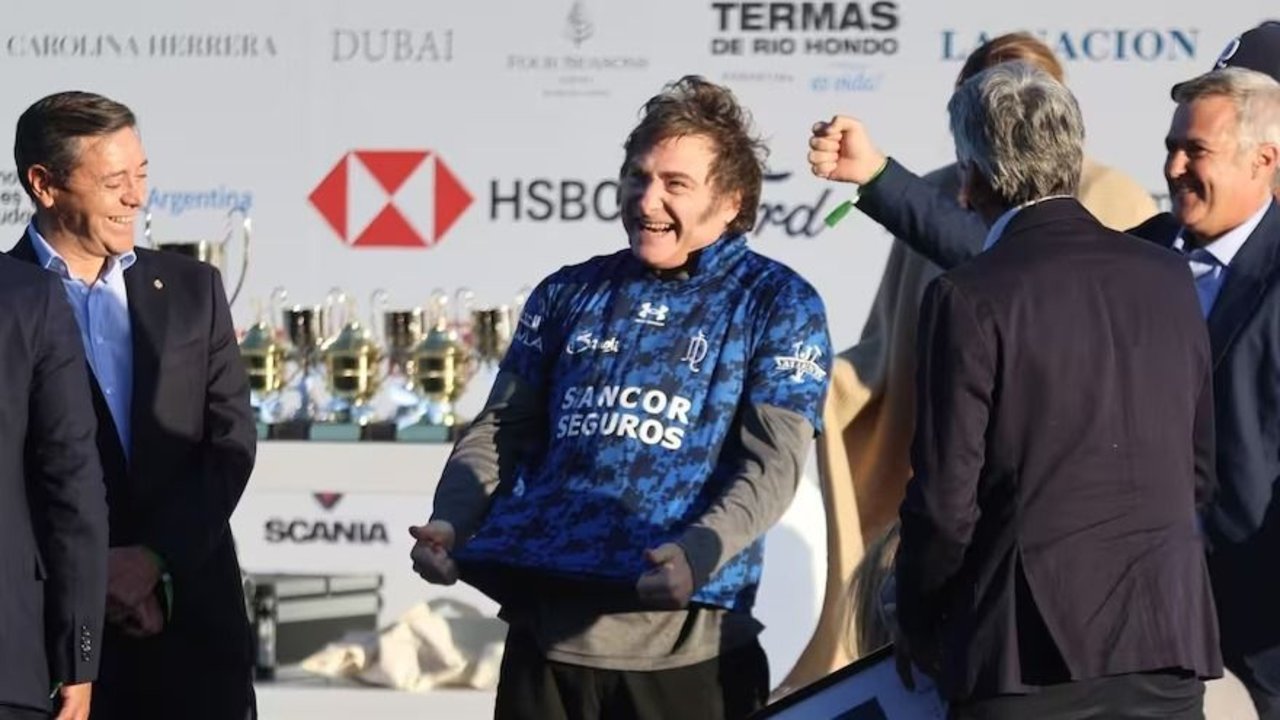 Javier Milei, polo, Adolfo Cambiaso