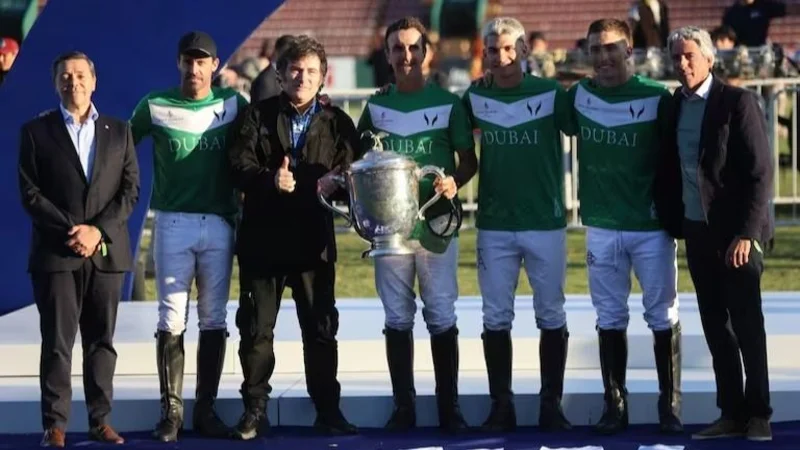 Javier Milei, polo, Adolfo Cambiaso