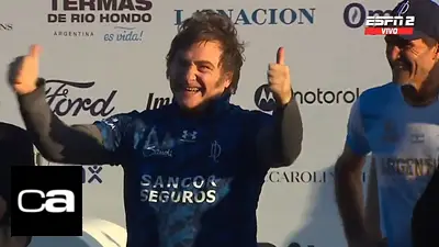 televisión, ESPN, Javier Milei, polo, Adolfo Cambiaso, deportes televisión, ESPN, Javier Milei, polo, Adolfo Cambiaso, deportes
