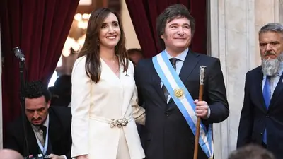 Javier Milei y Victoria Villarruel. Javier Milei y Victoria Villarruel.