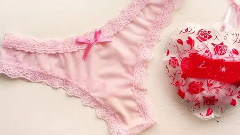 Bombacha rosa.