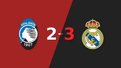 Real Madrid derrotó 3-2 a Atalanta en un partidazo Real Madrid derrotó 3-2 a Atalanta en un partidazo