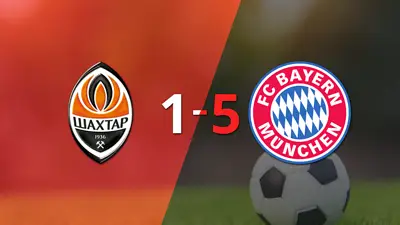 Bayern Múnich dio vuelta el marcador con una goleada 5-1 a Shakhtar Donetsk Bayern Múnich dio vuelta el marcador con una goleada 5-1 a Shakhtar Donetsk
