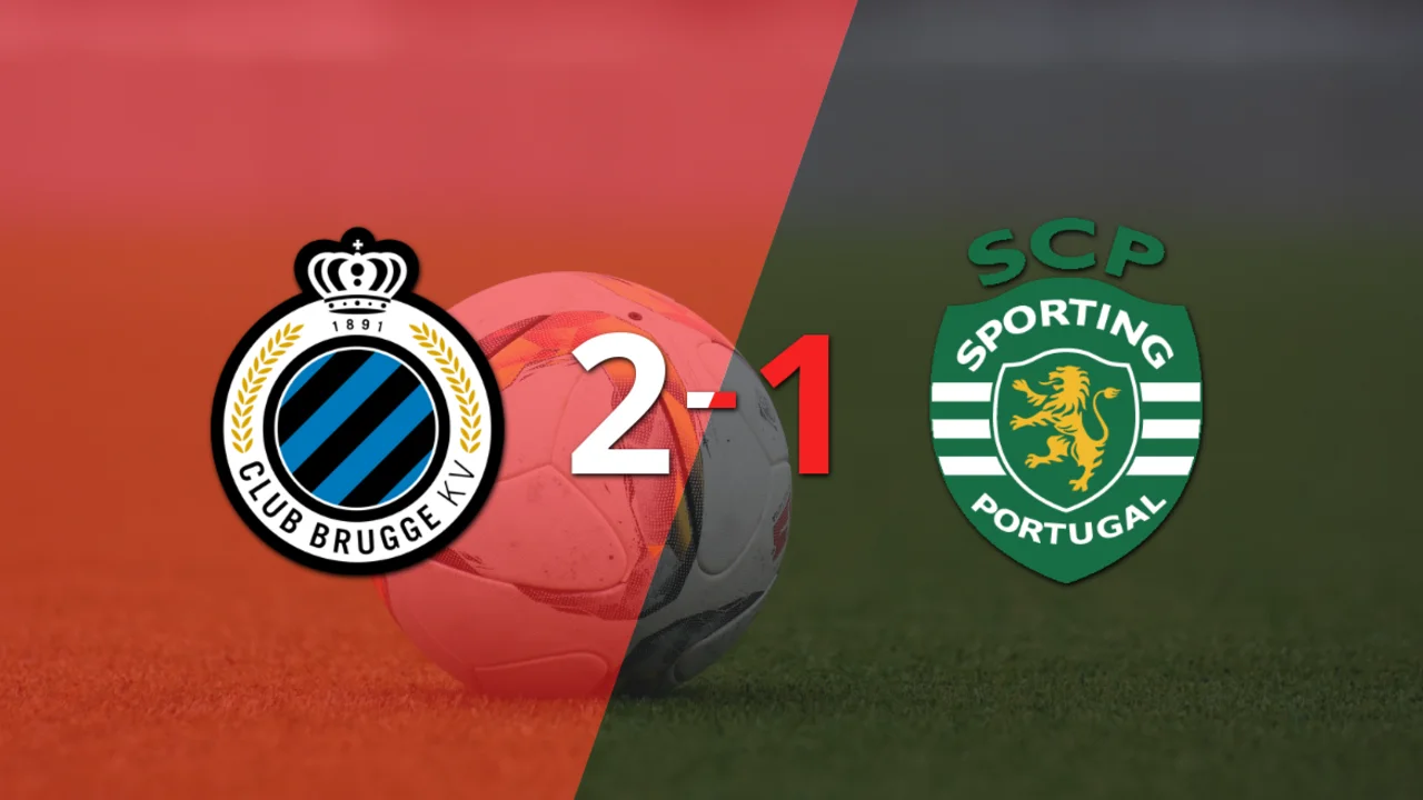 Club Brugge consiguió una victoria por 2 a 1 ante Sporting Lisboa