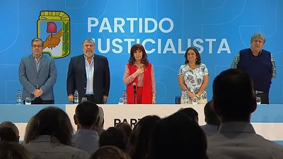 Cristina asumió en el PJ con palo a la CGT: "Paraba en esa época" Cristina asumió en el PJ con palo a la CGT: "Paraba en esa época"
