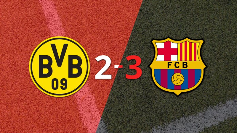 El doblete de Serhou Guirassy no fue suficiente y Borussia Dortmund cayó ante Barcelona