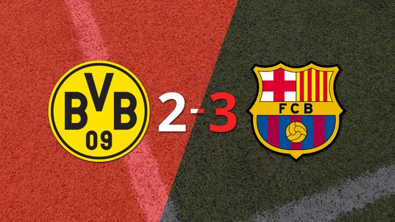 El doblete de Serhou Guirassy no fue suficiente y Borussia Dortmund cayó ante Barcelona