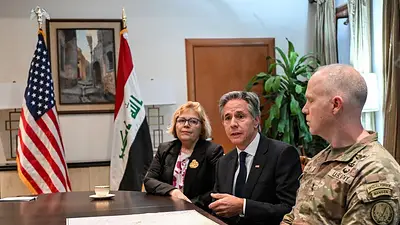 Blinken realiza visita no anunciada a Irak como parte de esfuerzos diplomáticos sobre Siria Blinken realiza visita no anunciada a Irak como parte de esfuerzos diplomáticos sobre Siria