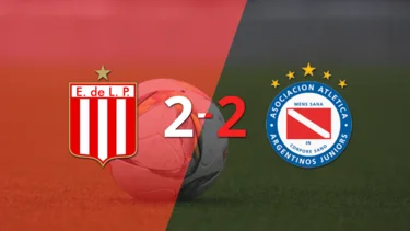 Estudiantes y Argentinos Juniors igualaron por 2 en un vibrante partido