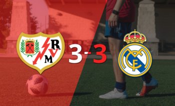 Feria de goles en el empate entre Rayo Vallecano y Real Madrid | Noticias