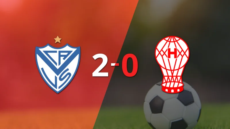 Vélez dominó a Huracán con un 2-0 en un partido electrizante