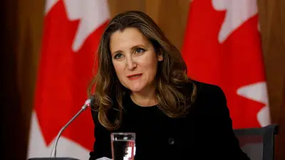 Gobierno canadiense, a la deriva tras dimisión de ministra de Finanzas y amenaza arancelaria de Trump Gobierno canadiense, a la deriva tras dimisión de ministra de Finanzas y amenaza arancelaria de Trump