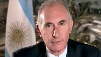 Fernando De la Rúa, en 2001. Fernando De la Rúa, en 2001.