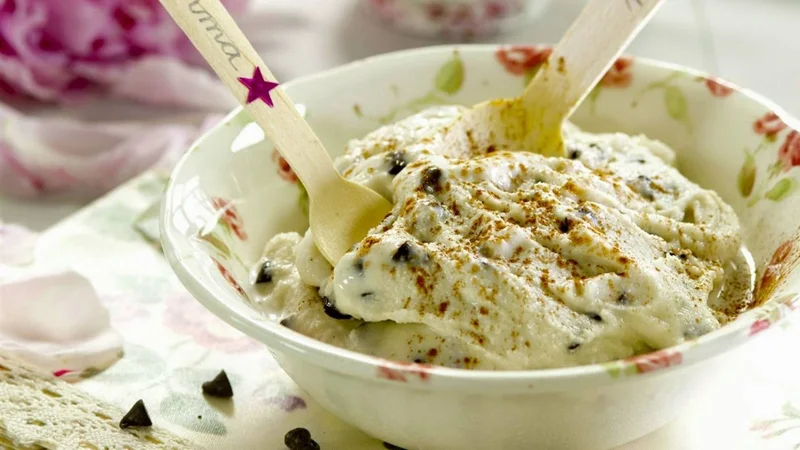 Helado de banana