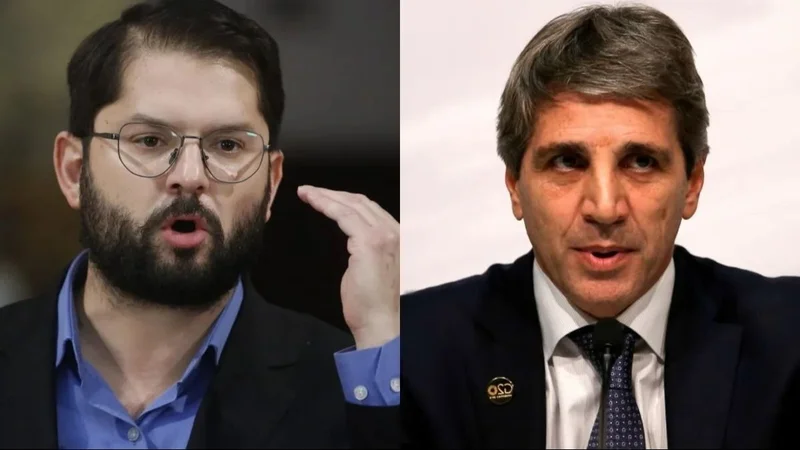 Chile envió carta de protesta a Argentina porque Caputo llamó "comunista" a Boric