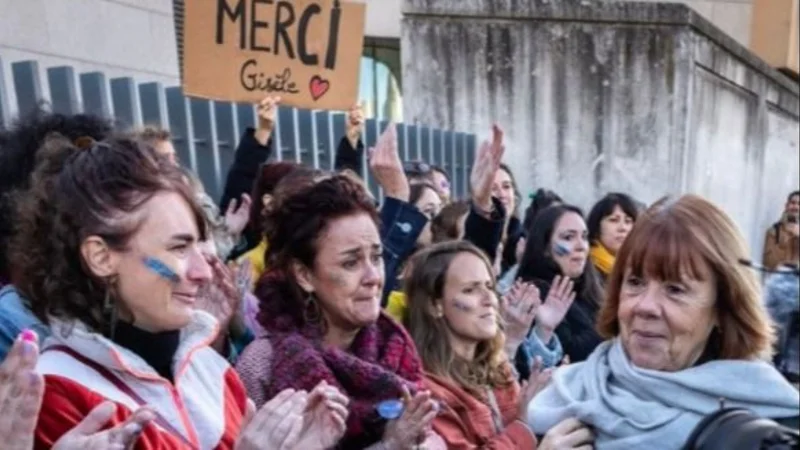 Condenaron al violador de Gisèle Pelicot: entre los festejos y la decepción por las bajas penas