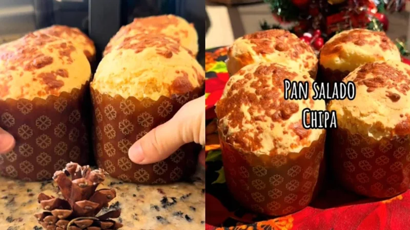 Pan dulce salado de chipá