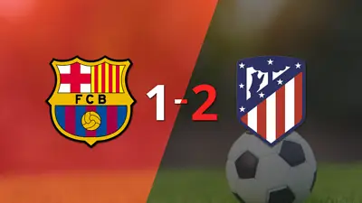 Atlético de Madrid voltea el marcador y triunfa 2 a 1 ante Barcelona con gol agónico Atlético de Madrid voltea el marcador y triunfa 2 a 1 ante Barcelona con gol agónico