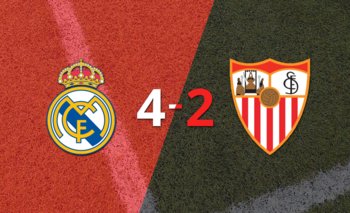 Real Madrid dio el golpe y le ganó a Sevilla por 4-2 | Noticias