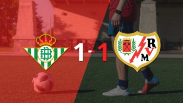 Rayo Vallecano empató 1-1 en su visita a Betis