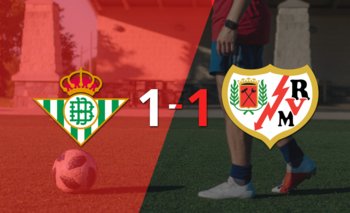 Rayo Vallecano empató 1-1 en su visita a Betis | Noticias