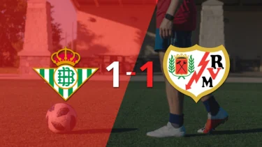 Rayo Vallecano empató 1-1 en su visita a Betis