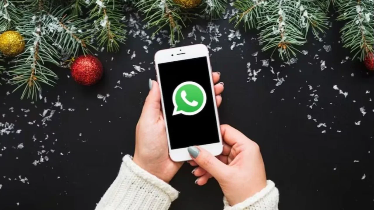 Mensajes de Navidad en WhatsApp.