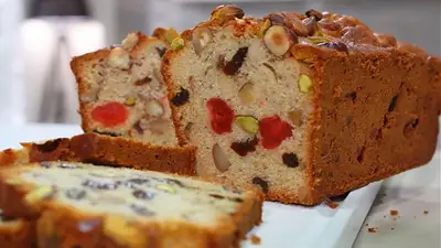 Budín inglés con frutas. Budín inglés con frutas.