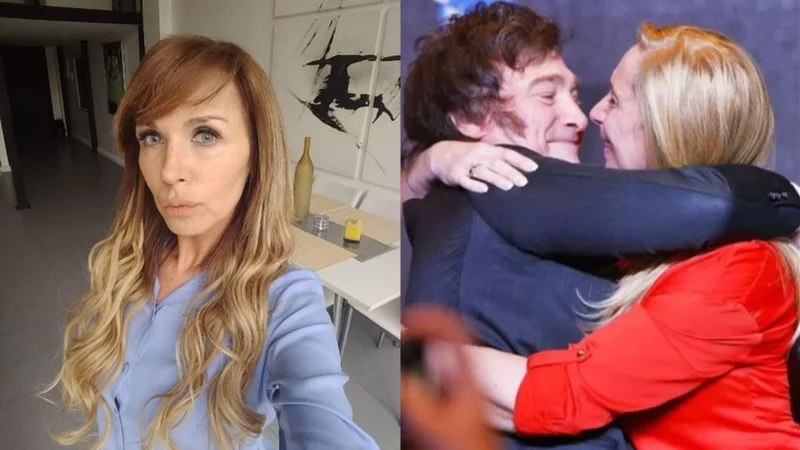 Karina Milei. Javier Milei. Daniela Mori.