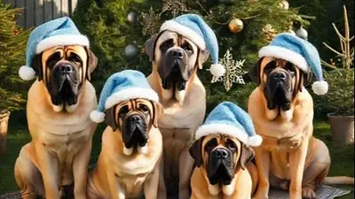 Perros Javier Milei navidad Conan Perros Javier Milei navidad Conan