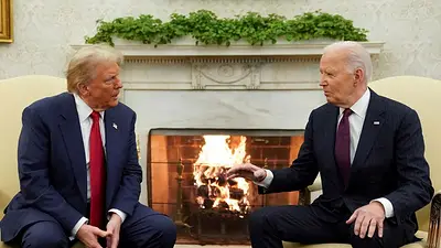 Biden y Trump envían mensajes navideños diferentes Biden y Trump envían mensajes navideños diferentes